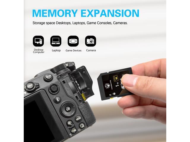 TRIDENITE 1TB SD Card, Read Speed Up to 245MB/s, UHS-II U3 V60 4K UHD, Professional Grade SDXC Memory Card
