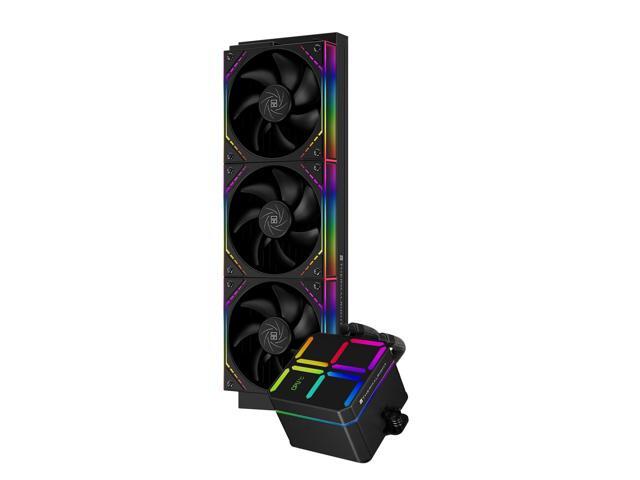 Thermalright Magic Qube 360 ARGB Black Liquid CPU Cooler,Building Block Fan with 2000RPM,for AM4/AM5,Intel LGA1150/1151/1200/1700/1851,Temperature...