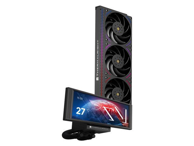 Thermalright Trofeo Vision 360 ARGB Black CPU AIO Cooler,6.86-inch LCD Long Screen High-Performance 360mm Water-Cooled Radiator,IPS LCD Screen with...