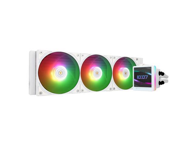 Thermalright Grand Vision 360 ARGB White CPU AIO Cooler,PC 360 Specification Water Cooler System,IPS LCD Screen with 480x480 Resolution and...