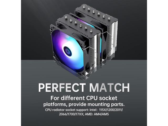 Thermalright Peerless Assassin 120 SE ARGB CPU Air Cooler,6 Heat Pipes Aluminium Heatsink Cover, for Intel 1700/115X/1200, AMD AM4/AM5
