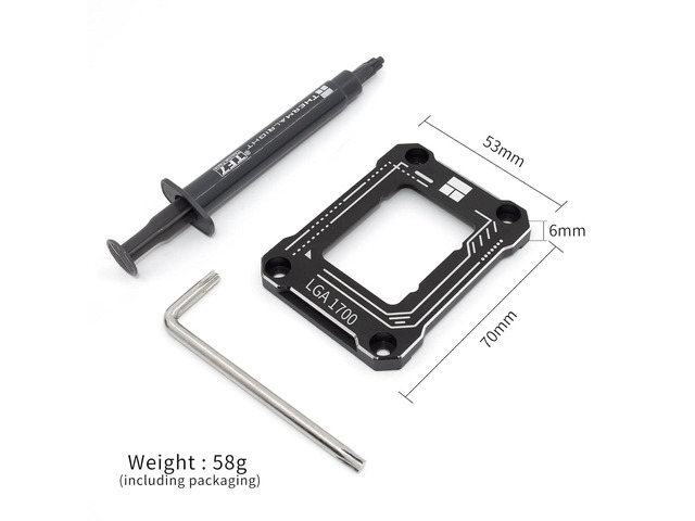 Thermalright CPU Contact Frame for LGA 1700 Retrofit Kit, 17XX-BCF Bracket Intel 12th/13th/14th Generation Anti-Bending Buckle