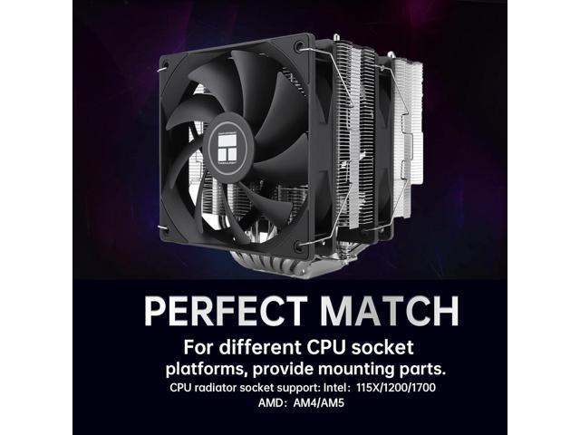 Thermalright Phantom Spirit 120 SE CPU Air Cooler, 7 Heat Pipes Aluminium Heatsink Cover, for Intel 1700/115X/1200, AMD AM4/AM5