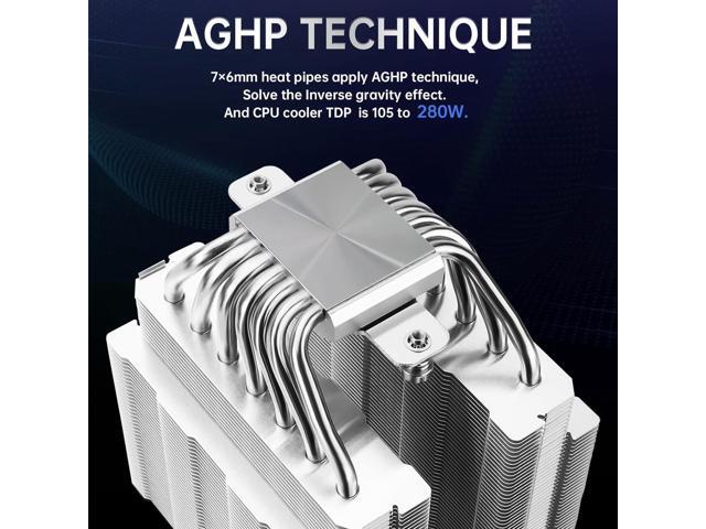 Thermalright Phantom Spirit 120 SE CPU Air Cooler, 7 Heat Pipes Aluminium Heatsink Cover, for Intel 1700/115X/1200, AMD AM4/AM5