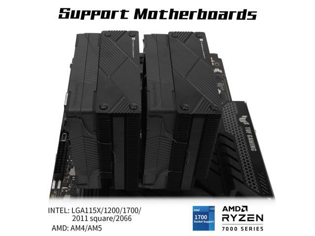 Thermalright Phantom Spirit 120 EVO CPU Cooler,7×6mm Heat Pipes CPU Air Cooler,Dual PWM Fan Computer Cooling,2150RPM Speed,for AMD AM4 AM5/Intel...
