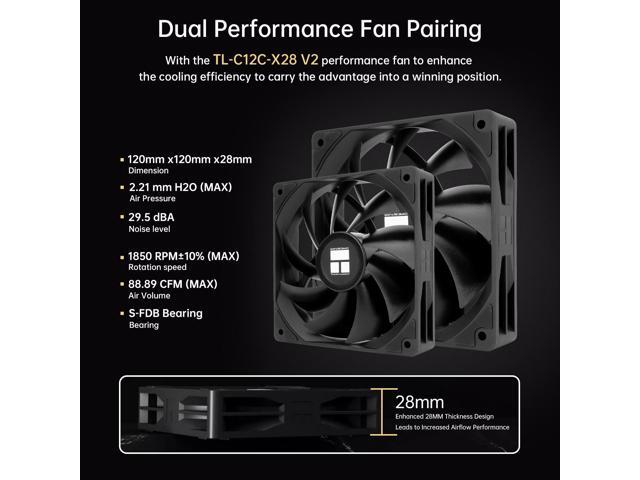 Thermalright Peerless Assassin 120 Digital CPU Air Cooler -Temperature Display 6 Heat Pipes 1850RPM PWM 120mm Fans, for Intel 1851/1700, AMD...