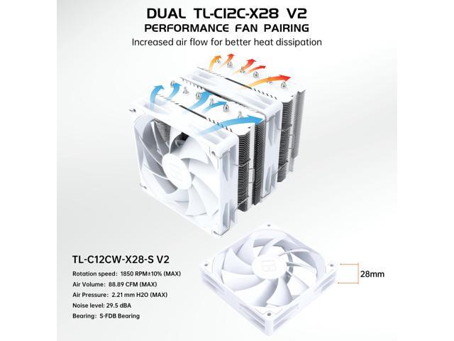 Thermalright Peerless Assassin 120 SE V2 CPU Air Cooler - 6 Heat Pipes AGHP GEN 5.0 Technology 1850RPM PWM 120mm Fans, for Intel...