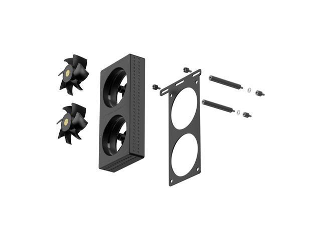 Thermalright MC-2 ARGB RAM Cooler, Dual Fan Active Memory Cooler, 3200RPM PWM, 5V 3PIN ARGB, Low-Noise Clip-On RAM Cooling for...