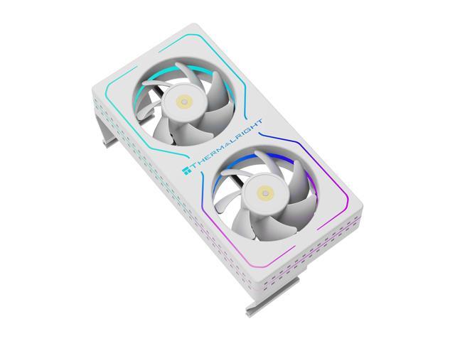 Thermalright MC-2 ARGB RAM Cooler, Dual Fan Active Memory Cooler, 3200RPM PWM, 5V 3PIN ARGB, Low-Noise Clip-On RAM Cooling for...