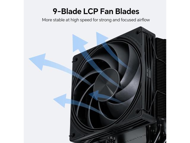 Thermalright Ultra 120 Extreme EVO REV.5 CPU Cooler, Dual 120mm PWM Fans, LCP Blades, 2400RPM, 6 Heat Pipes, 157mm Single Tower, for Intel LGA1700...