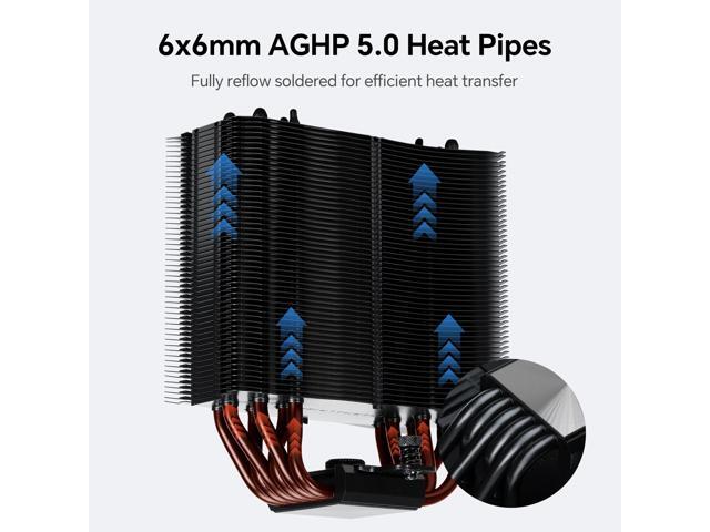 Thermalright Ultra 120 Extreme EVO REV.5 CPU Cooler, Dual 120mm PWM Fans, LCP Blades, 2400RPM, 6 Heat Pipes, 157mm Single Tower, for Intel LGA1700...