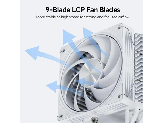Thermalright Ultra 120 Extreme Snow REV.5 CPU Cooler, Dual 120mm PWM Fans, LCP Blades, 2400RPM, 6 Heat Pipes, 157mm Single Tower, for Intel LGA1700...