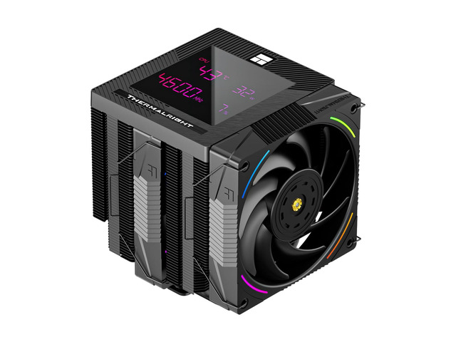 Thermalright Phantom Spirit 120 Digital EVO CPU Air Cooler, 7 Heat Pipes, Dual TL-K12 2150RPM PWM ARGB Fans, Digital Top Cover, 160mm Dual Tower,...
