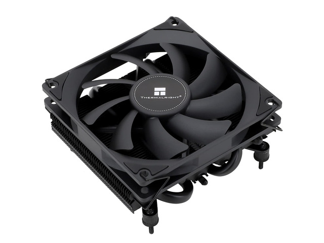 Thermalright AXP90-X36 Black Low Profile CPU Air Cooler, 36mm Height, 4 Heat Pipes, TL-9015B 2700RPM PWM Fan, Intel/AMD