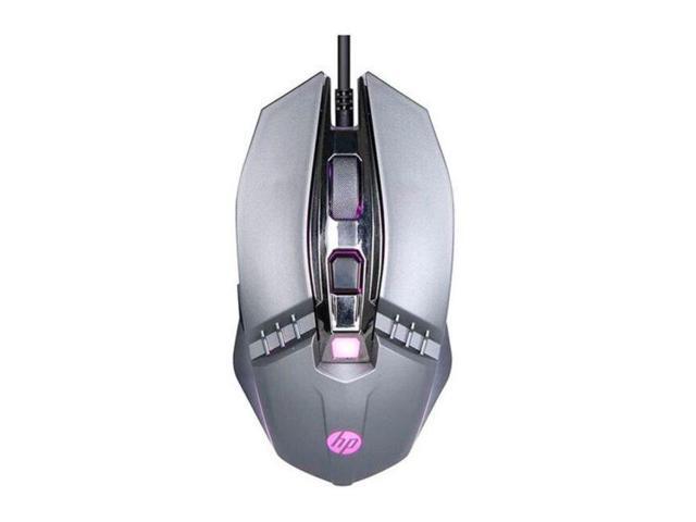 HP M270 Gaming Mouse, 4 DPI settings, 6 buttons, Optical sensor, USB wired, LED lightning, Ergonomic design, USB wired, (BLACK/GUN METAL)