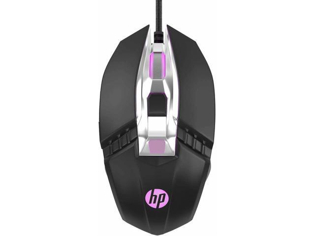 HP M270 Gaming Mouse, 4 DPI settings, 6 buttons, Optical sensor, USB wired, LED lightning, Ergonomic design, USB wired, (BLACK/GUN METAL)
