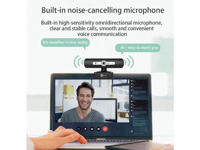 Lenovo (Lecoo) WEC01 Webcam, USB 2.0, 720p HD Camera, Built-in Mic