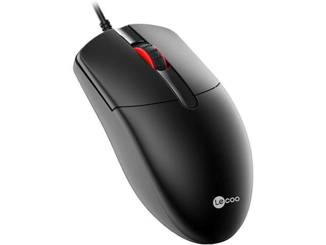 Lenovo (Lecoo) MS103, USB Wired Mouse, 1000 DPI, 3 keys, 3 million clicks key life