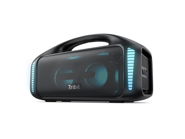 StormBox Blast Bluetooth Speaker, 90W Loud Sound, 30H Playtime IPX7 Waterproof, 140W Peak, XBass, LED Light, Wireless, Portable, TWS Pairing,...