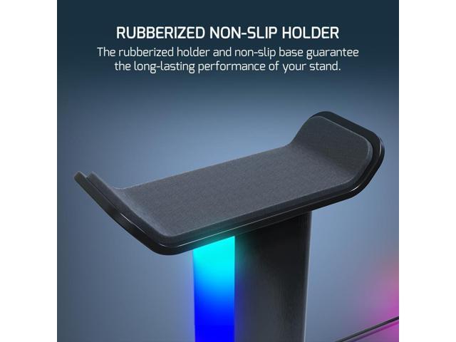 GAMEPOWER EliteRack Aluminium Gaming Headset Stand with RGB LED Light