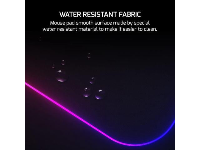 GAMEPOWER GP700 Premium XL RGB Gaming Mouse Pad - Large LED Desk Mat with Water Resistance, Anti-Slip Rubber Base, 14 Lighting Modes, 15.75x15.75...