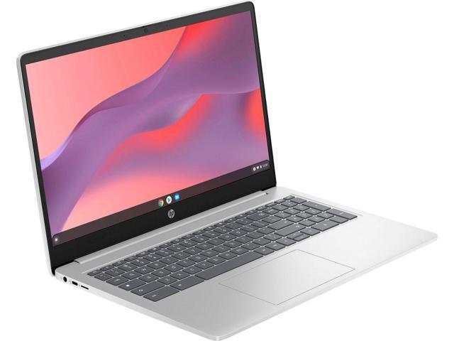 HP - 15.6" Chromebook Laptop - Intel Processor N200 2023 - 8GB Memory - 64GB eMMC - Natural Silver - image 4