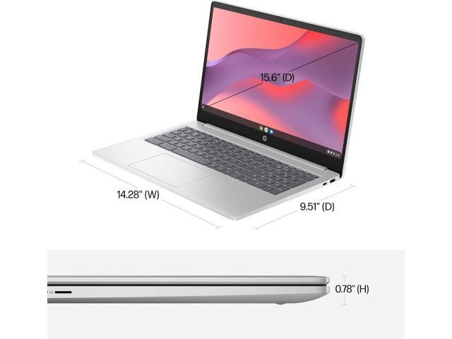 HP - 15.6" Chromebook Laptop - Intel Processor N200 2023 - 8GB Memory - 64GB eMMC - Natural Silver - image 6