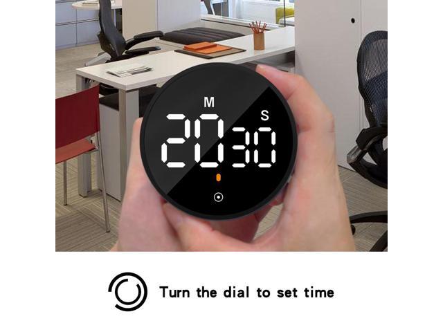 DURFICST Digital Countdown Magnetic Egg Timer, Kitchen Timer for Kids,Rotating LED Countdown Timer 280 Digital Display Magnetic Multifunctional...