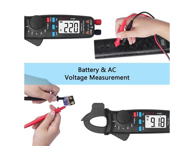 DURFICST ACM81 Leakage Current Clamp Meter 2000 Counts Multimeter Auto Range Current Voltage Tester AC DC Ammeters High Precision Digital Display...
