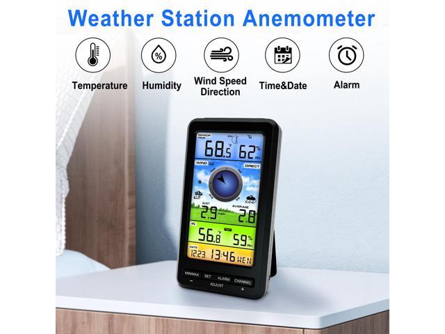 Urageuxy Weather Station Wireless Indoor Outdoor with Remote Sensor, Home Weather Station with Wind Speed/Direction, Indoor/Outdoor Thermometer and...