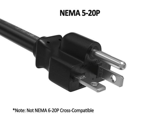 cable leader 12 awg 20a 125v power cord nema 5-20p to iec 320 c19 (3ft)