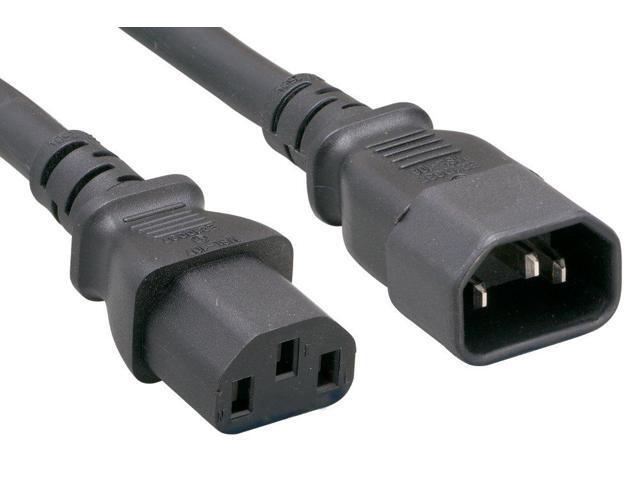 Cable Leader -10ft 16 AWG Computer Power Extension Cord (IEC320 C13 to IEC320 C14)