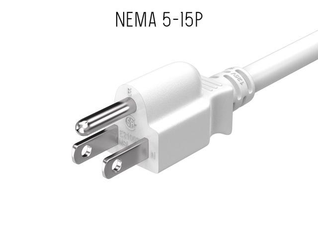 CableLeader 4ft 14 AWG Universal Power Cord IEC320 C13 to NEMA 5-15P, Extension Power Cord, Compatible with Computers, Monitors, Printers & TVs,...