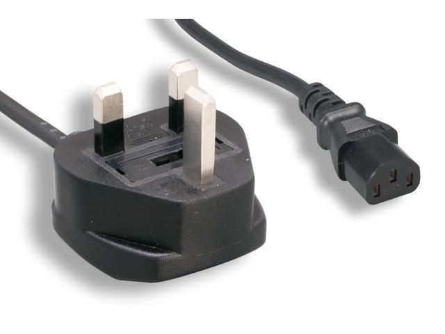 Cable Leader 6ft England Power Cord, with Fuse IEC-320-C13 to UK PLUG BS1363
