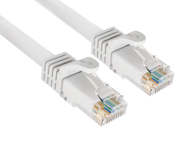Cable Leader 100ft Cat6a Ethernet Cable / High Speed LAN Patch Cable, 10 Gigabit RJ45, 500MHz 24AWG Bare Copper UTP, White, for Long Runs, Router,...