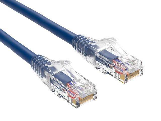 Cable Leader 20ft Cat6 Ethernet Cable / High Speed LAN Patch Cable, 1 Gigabit RJ45, 550MHz 24AWG Bare Copper UTP, Blue, for Home, Office, Gaming &...