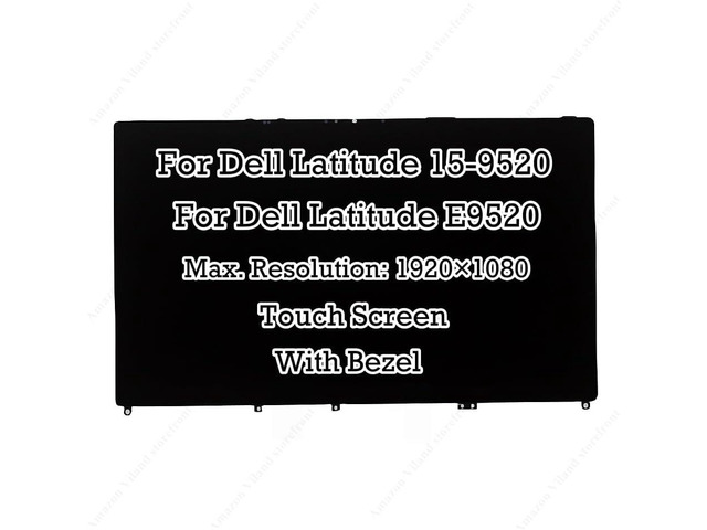 15 inch Replacement Screen for Dell Latitude 9520 2-in-1 1920x1080 FHD LCD LED Touch Screen 07ND0N Digitizer Display Assembly