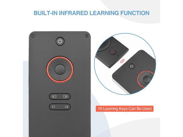 Rii K06 Mini Bluetooth Keyboard,Backlit 2.4GHz Wireless Keyboard with IR Learning, Portable Lightweight with Touchpad Compatible with Android TV...
