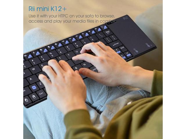Rii mini i12+ Wireless Mini Keyboard with Touchpad mouse for PC Tablet Android TV BOX