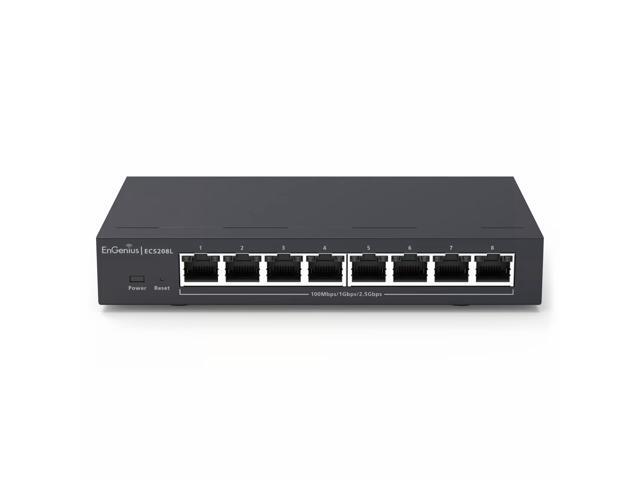 EnGenius ECS208L Cloud Lite 8-Port Multi-Gigabit Switch