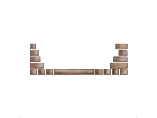 Loha Custom Black Walnut Wood Keyboard Keycaps, Wooden Keycap for Mechanical Keyboard, OEM Profile, Key Caps Set, MX-Style Compatible, Single Keys...