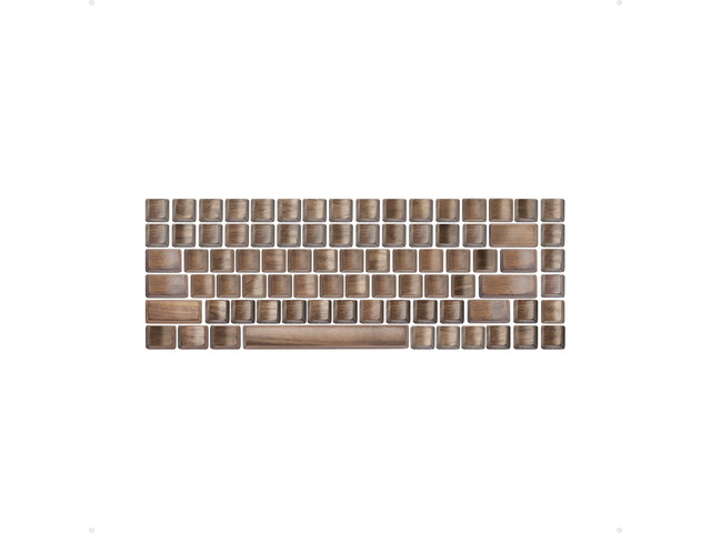 Loha Custom Black Walnut Wood Keyboard Keycaps, Wooden Keycap for Mechanical Keyboard, OEM Profile, Key Caps Set, MX-Style Compatible, Single Keys...