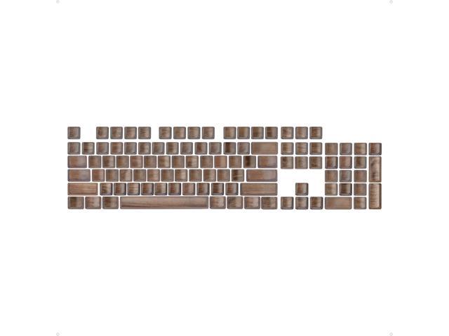 Loha Custom Black Walnut Wood Keyboard Keycaps, Wooden Keycap for Mechanical Keyboard, OEM Profile, Key Caps Set, MX-Style Compatible, Single Keys...