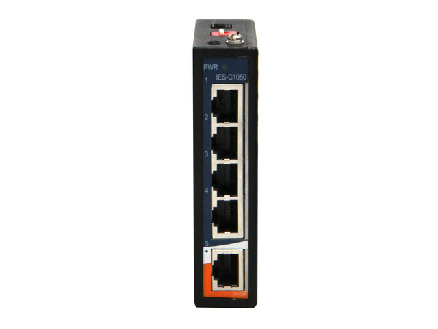 ORing IES-C1050 Industrial 5-Ports 10/100Base-T(X) Unmanaged Fast Ethernet Switch