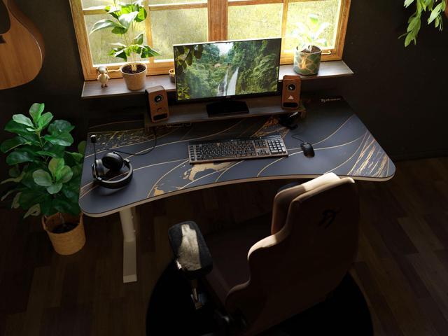 Arozzi Arena Full-Surface, Interchangeable, Water-Resistant, and Washable Mouse Pad with Stitched Edges - D013
