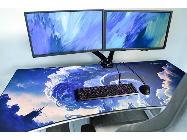 Arozzi Arena Full-Surface, Interchangeable, Water-Resistant, and Washable Mouse Pad with Stitched Edges - D046