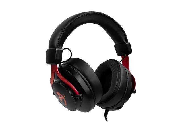 Arozzi Aria Gaming Headset with Detachable Microphone 50mm Drivers Microphone Mute Button Volume Control Aluminum Frame and 7.25 ft Braided Cable -...