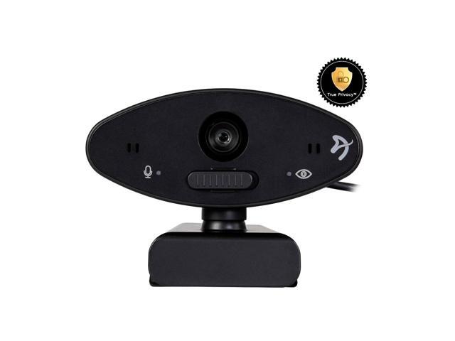 Arozzi - Occhio True Privacy Webcam - Magnetic Privacy Cover, Dual Omni-Directional Noise Cancelling Microphones with Manual Circuit Breaker, and...