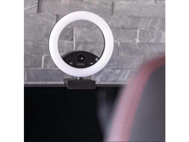 Arozzi - Occhio True Privacy Webcam - Magnetic Privacy Cover, Dual Omni-Directional Noise Cancelling Microphones with Manual Circuit Breaker, and...