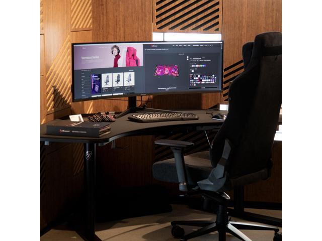 Arozzi Nova 49' Curved VA 165Hz Ultrawide Gaming Monitor - Black